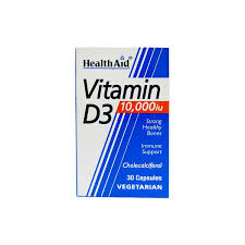 healthaid vitamin d3 10000iu 30capsules