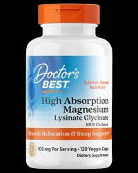 doctor's best magnesium glycinate 105mg *120caps