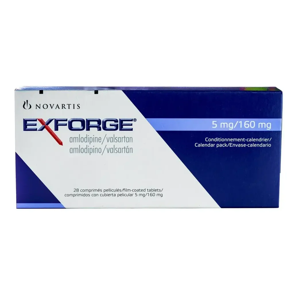 EXFORGE 5MG/160MG *28TABLETS