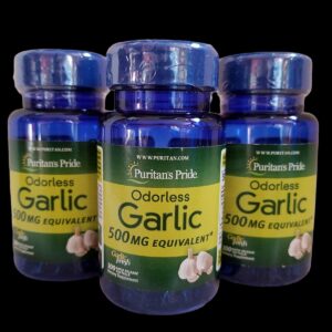 puritan's pride odorless garlic 500mg *100 softgels