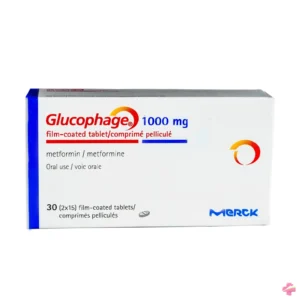 glucophage 1000mg *30 tablets