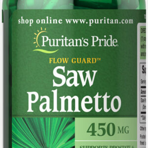 puritan's pride saw palmetto 450mg *100 tablets