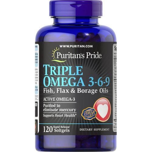 puritan's pride triple omega 3 6 9 *120 softgels puritan's pride triple omega 3 6 9 *120 softgels